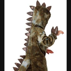 Boys’ green dinosaur costume